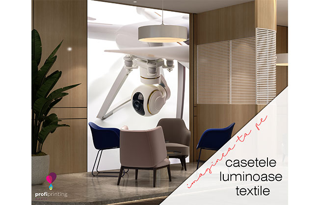 caseta backlit textil