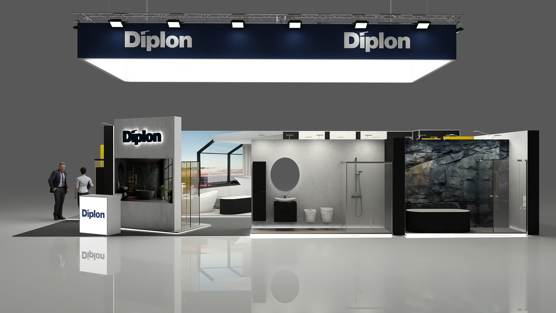 stand expozitional personalizat Diplon